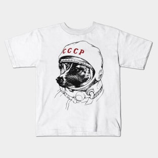 Laika the Space Traveler Kids T-Shirt